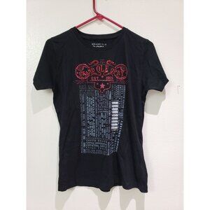 Grand Ole Opry black, short sleeve, 100% cotton shirt, size medium